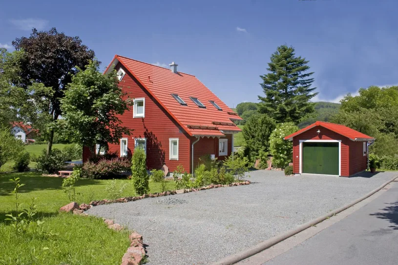 Referenz: Einfamilienhaus im schwedischen Stil – Wald Michelbach 
