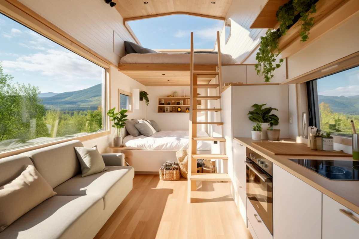 Holzhaus in der Natur - Nachhaltige Architektur